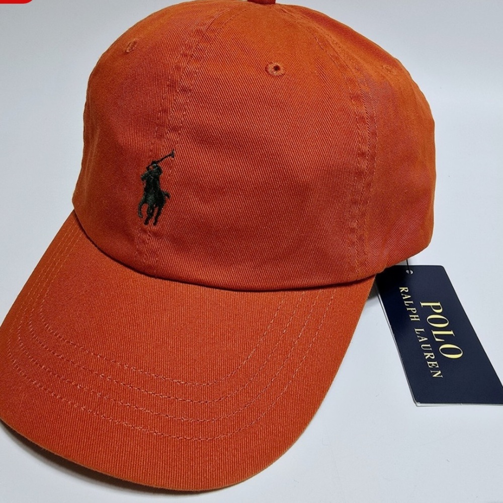 Polo by Ralph Lauren! The iconic cotton chino ball cap! 🧡